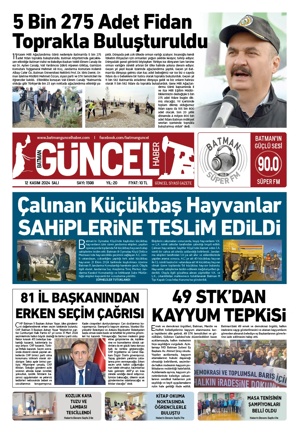 BATMAN GÜNCEL GAZETESİ