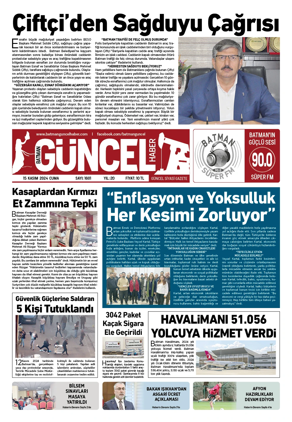 BATMAN GÜNCEL GAZETESİ
