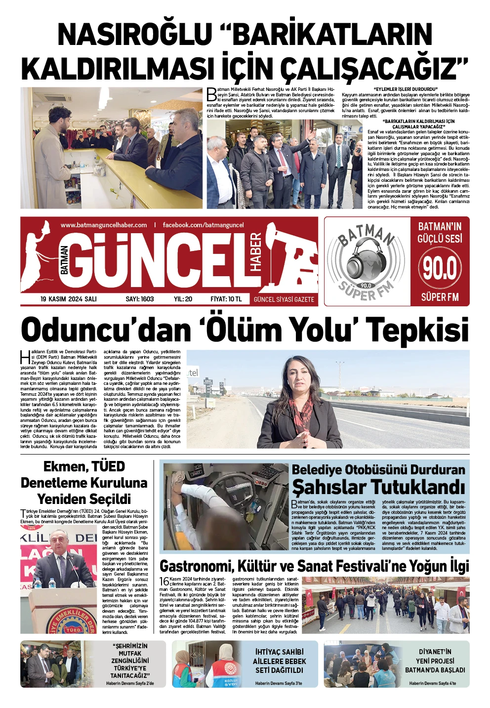 BATMAN GÜNCEL GAZETESİ