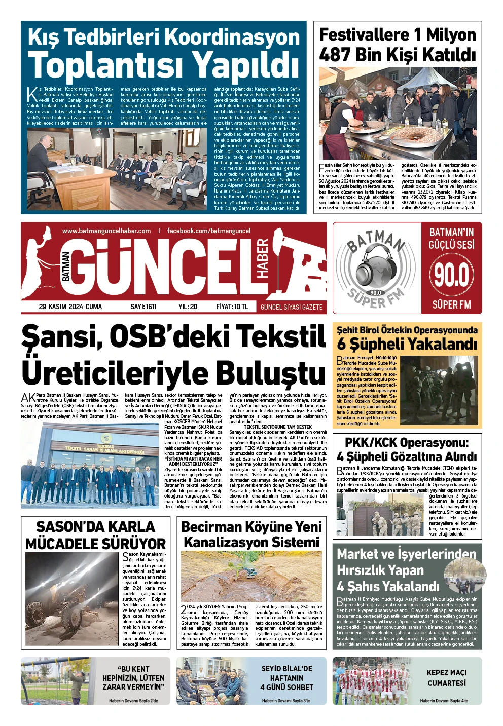 BATMAN GÜNCEL GAZETESİ