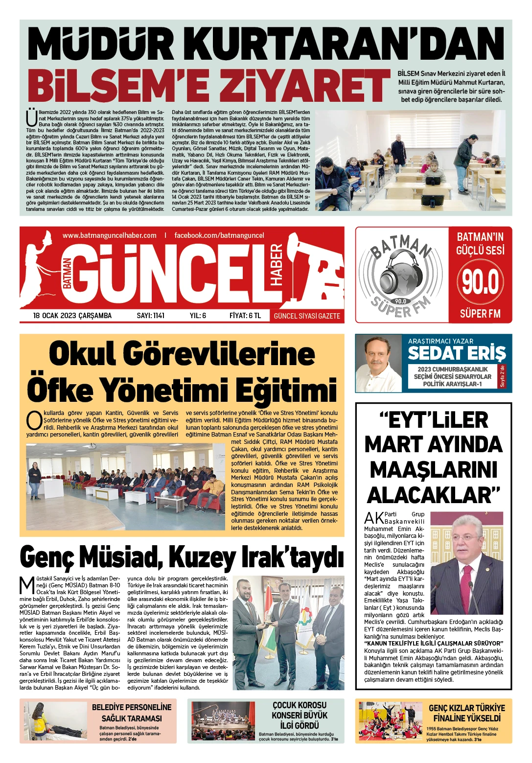 BATMAN GÜNCEL GAZETESİ