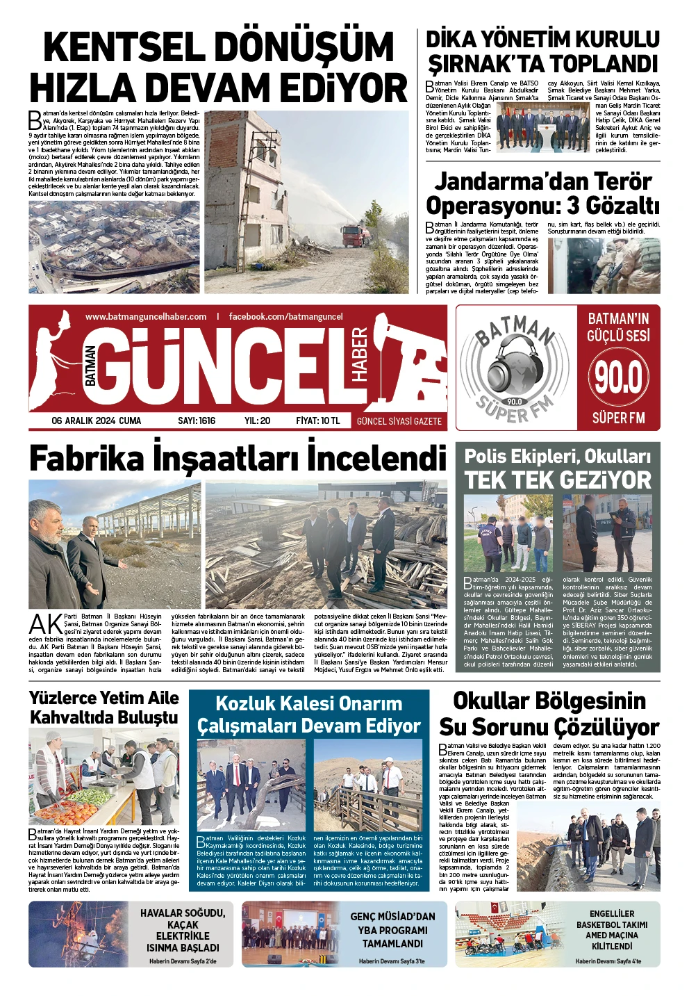 BATMAN GÜNCEL GAZETESİ