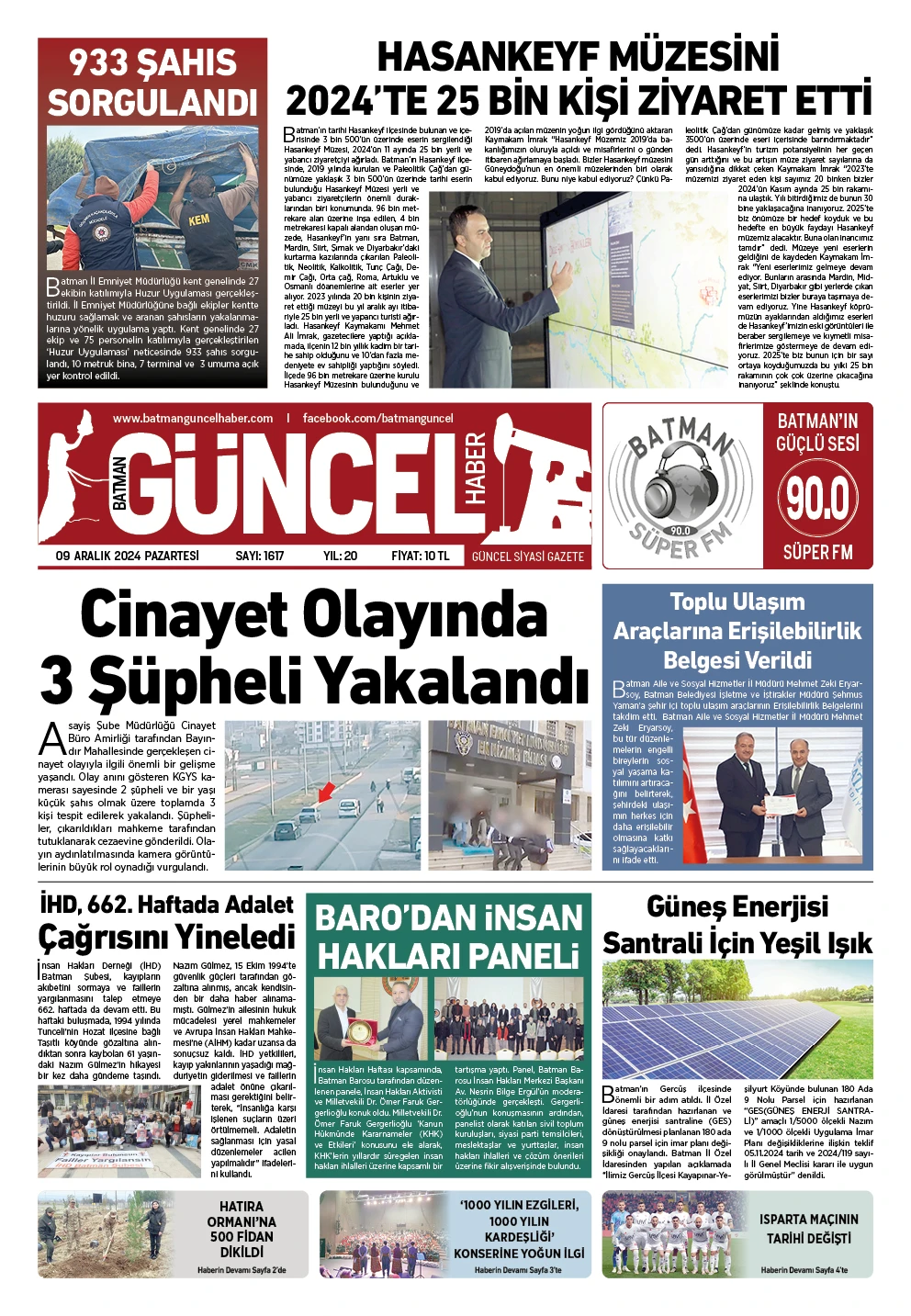 BATMAN GÜNCEL GAZETESİ
