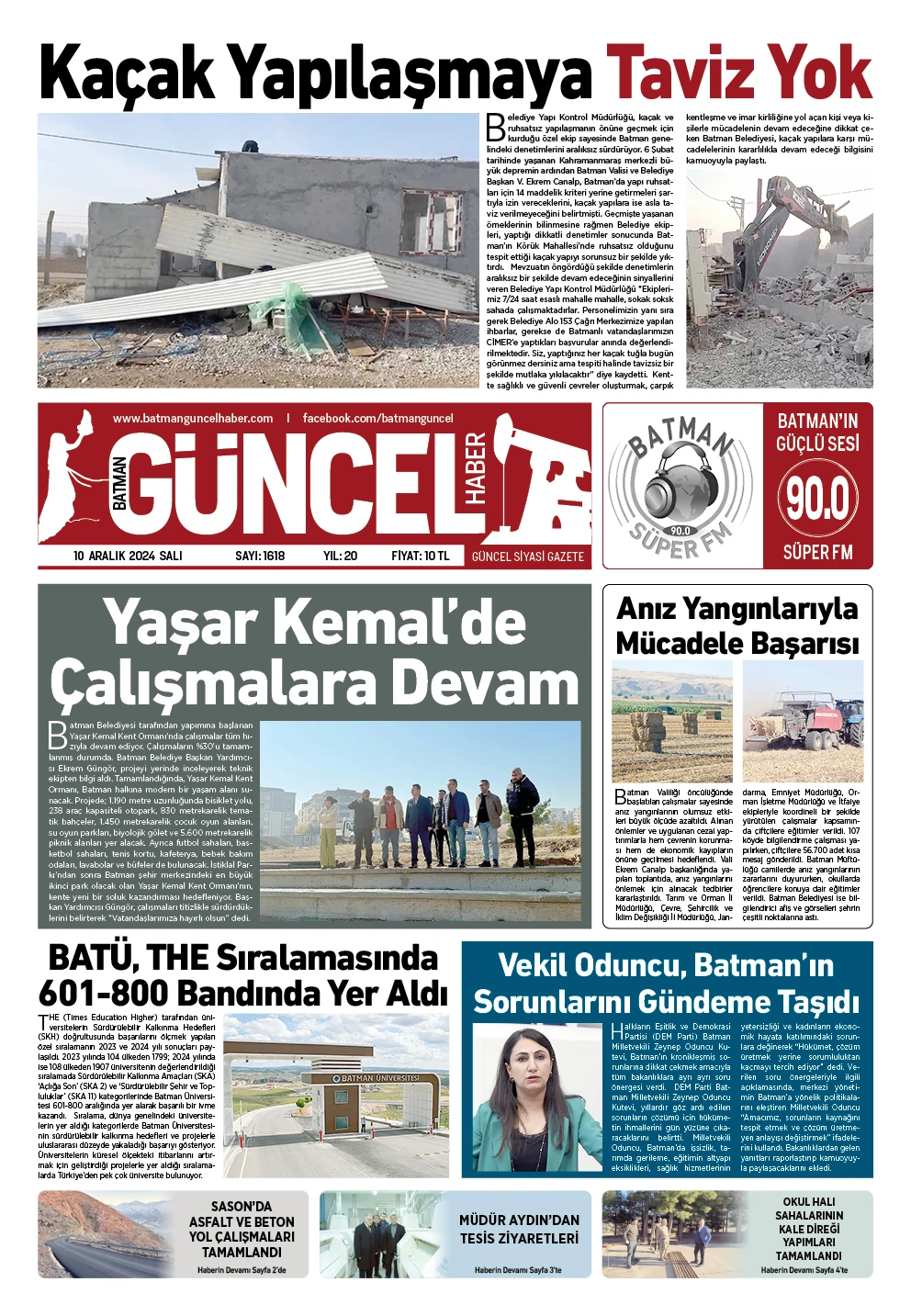 BATMAN GÜNCEL GAZETESİ