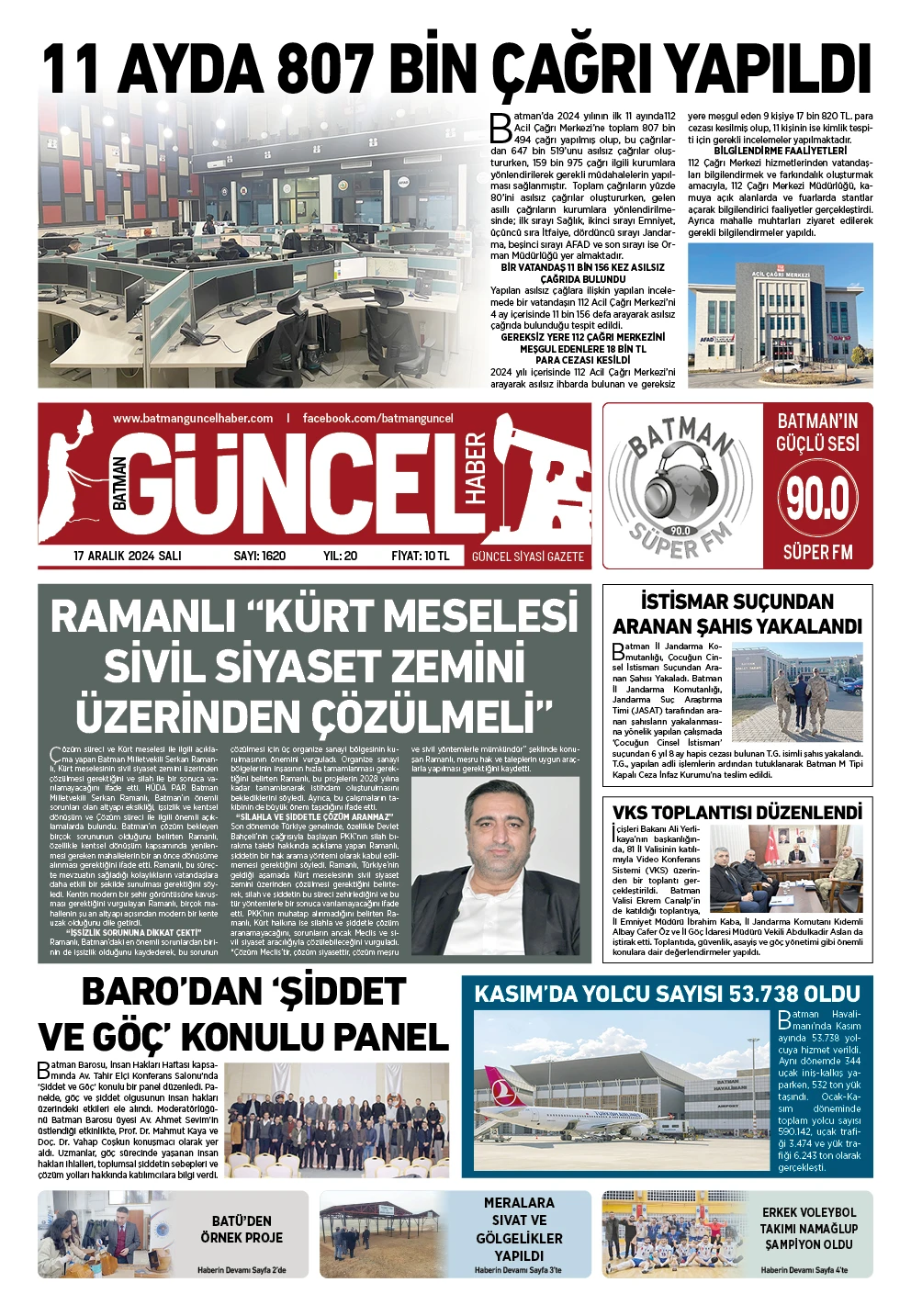 BATMAN GÜNCEL GAZETESİ