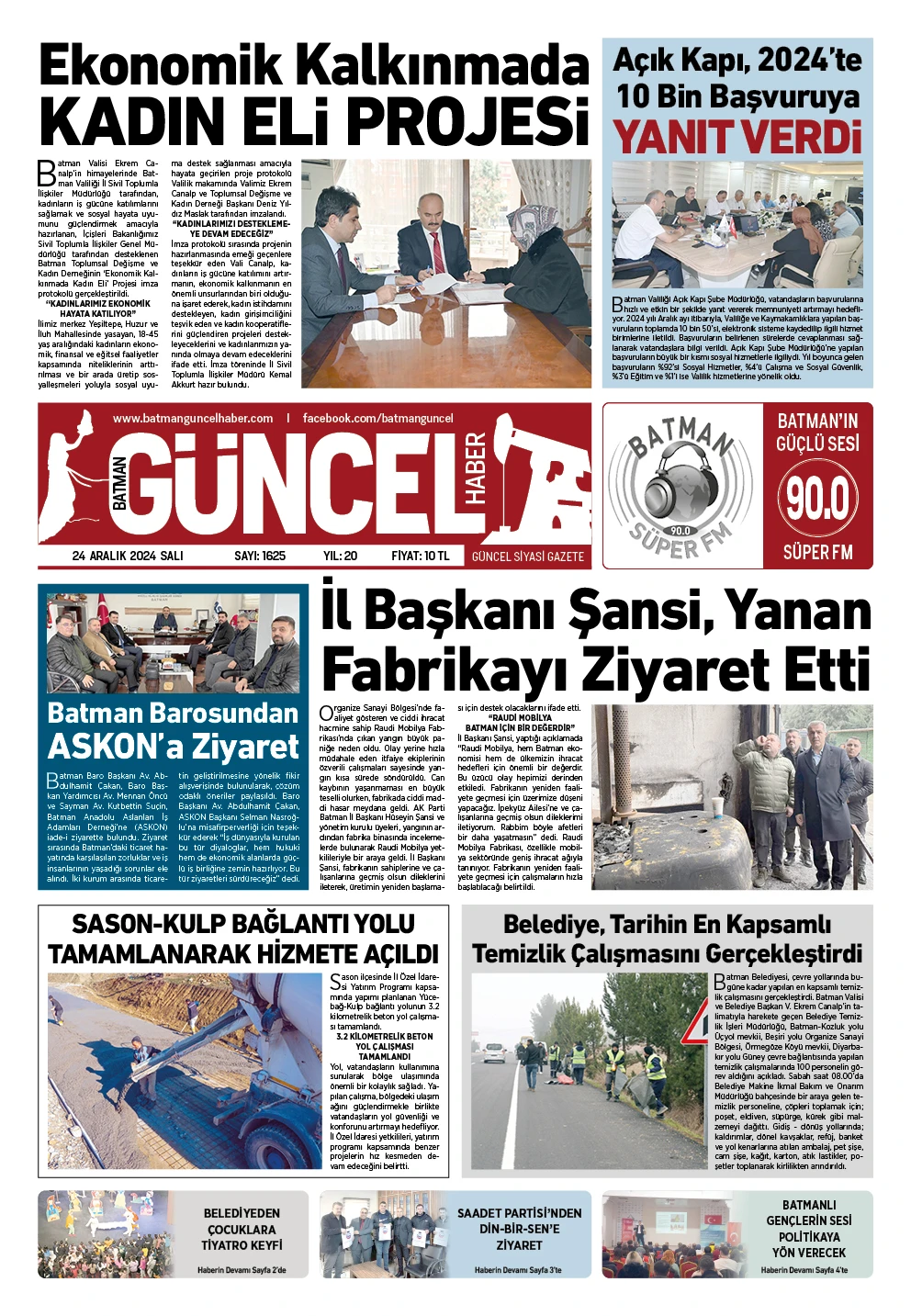 BATMAN GÜNCEL GAZETESİ