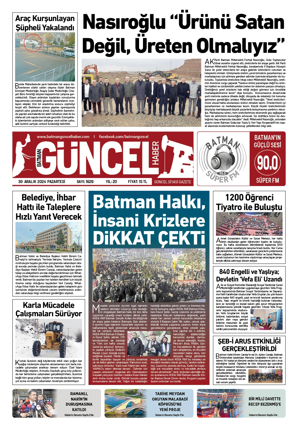 BATMAN GÜNCEL GAZETESİ