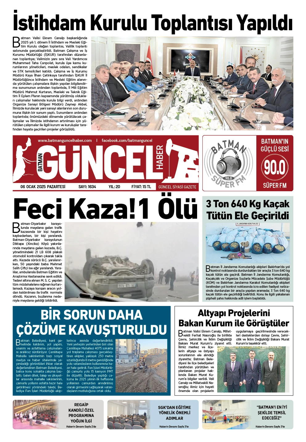BATMAN GÜNCEL GAZETESİ