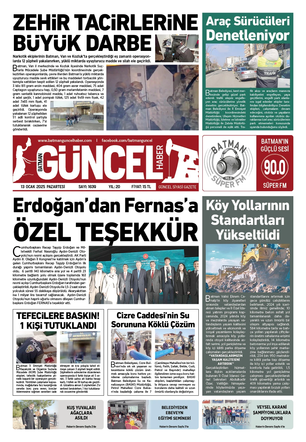 BATMAN GÜNCEL GAZETESİ