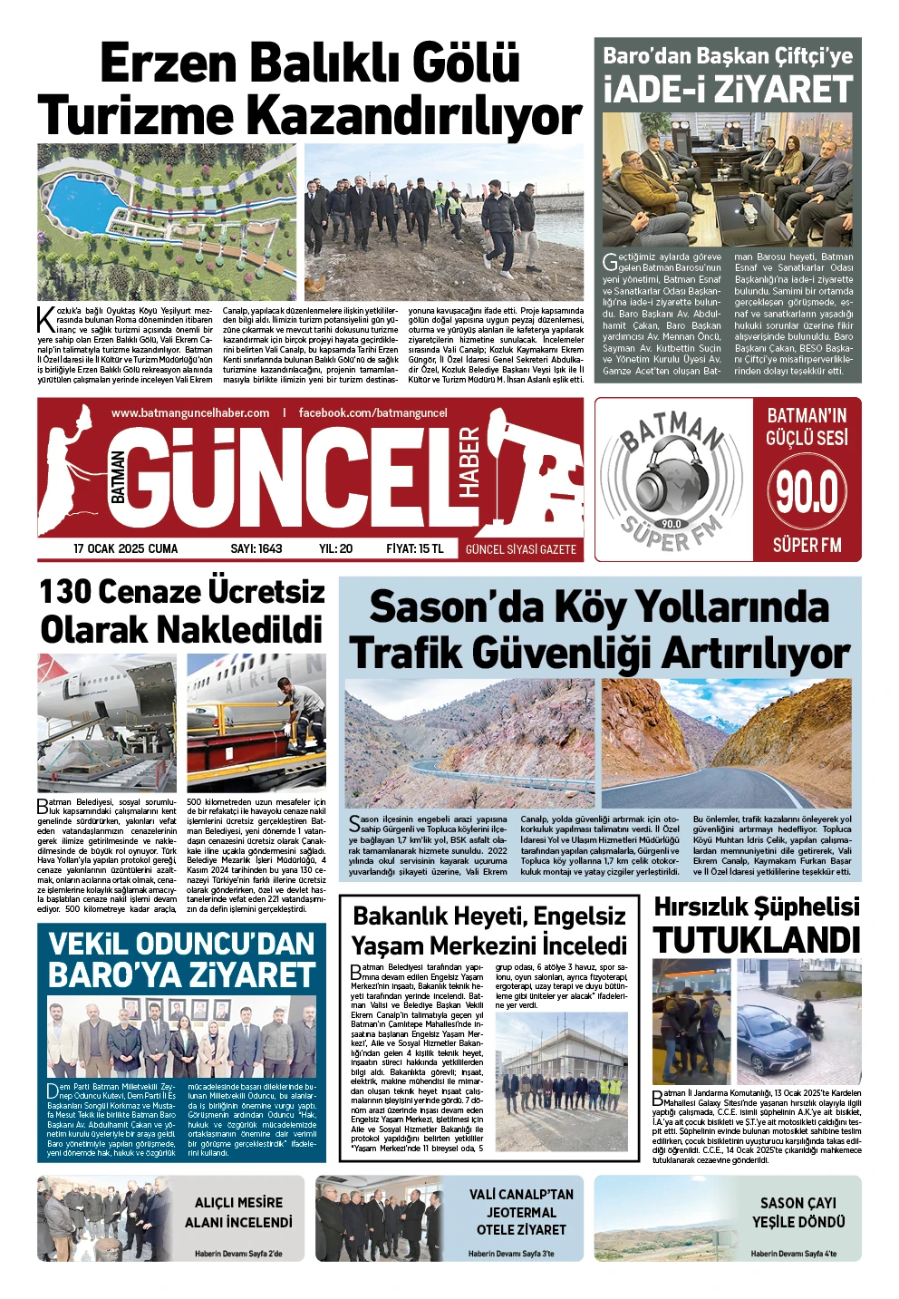 BATMAN GÜNCEL GAZETESİ