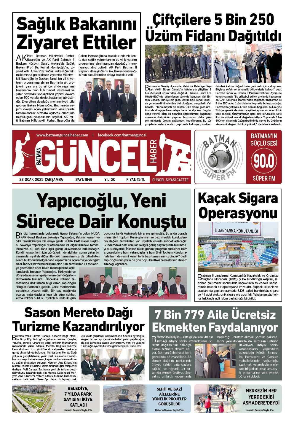 BATMAN GÜNCEL GAZETESİ