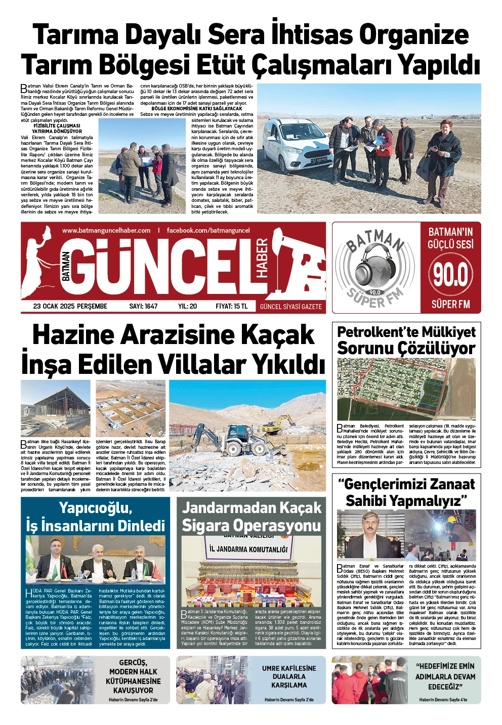 BATMAN GÜNCEL GAZETESİ