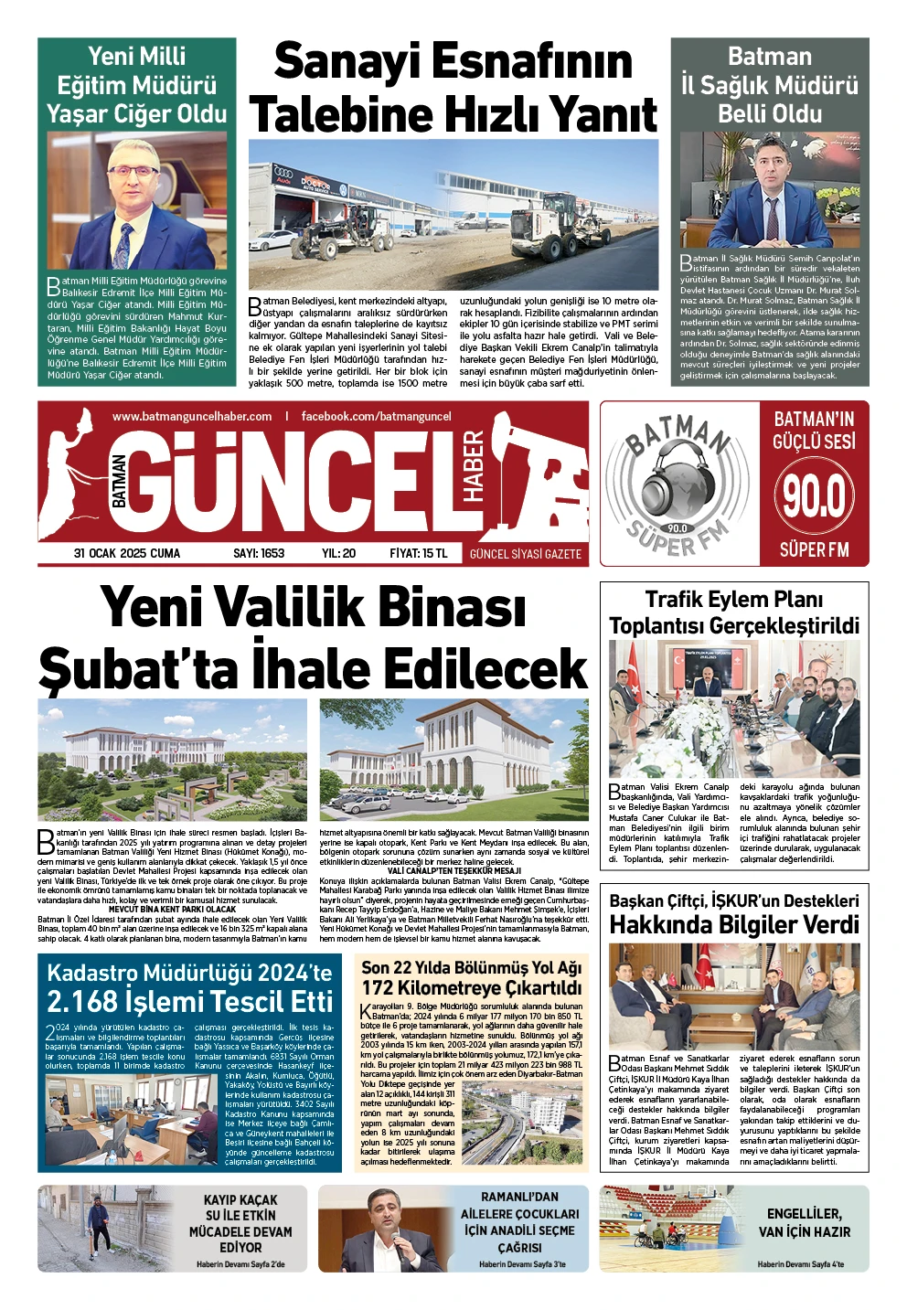 BATMAN GÜNCEL GAZETESİ