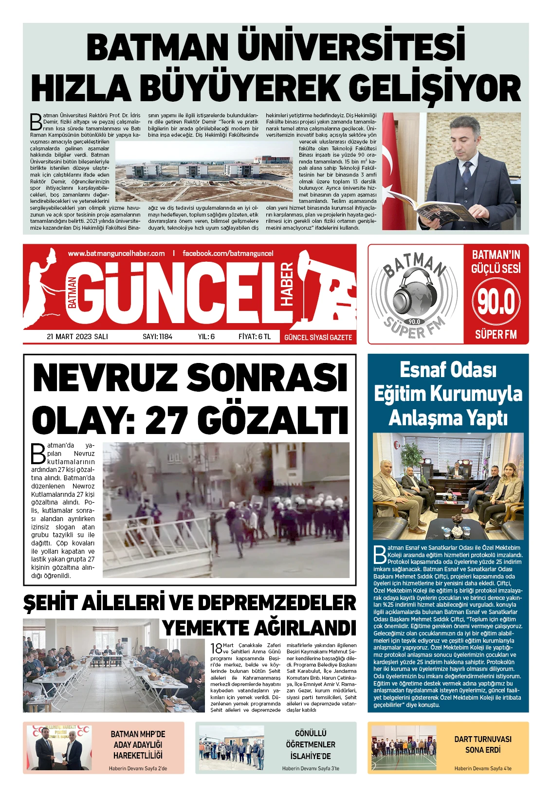 BATMAN GÜNCEL GAZETESİ