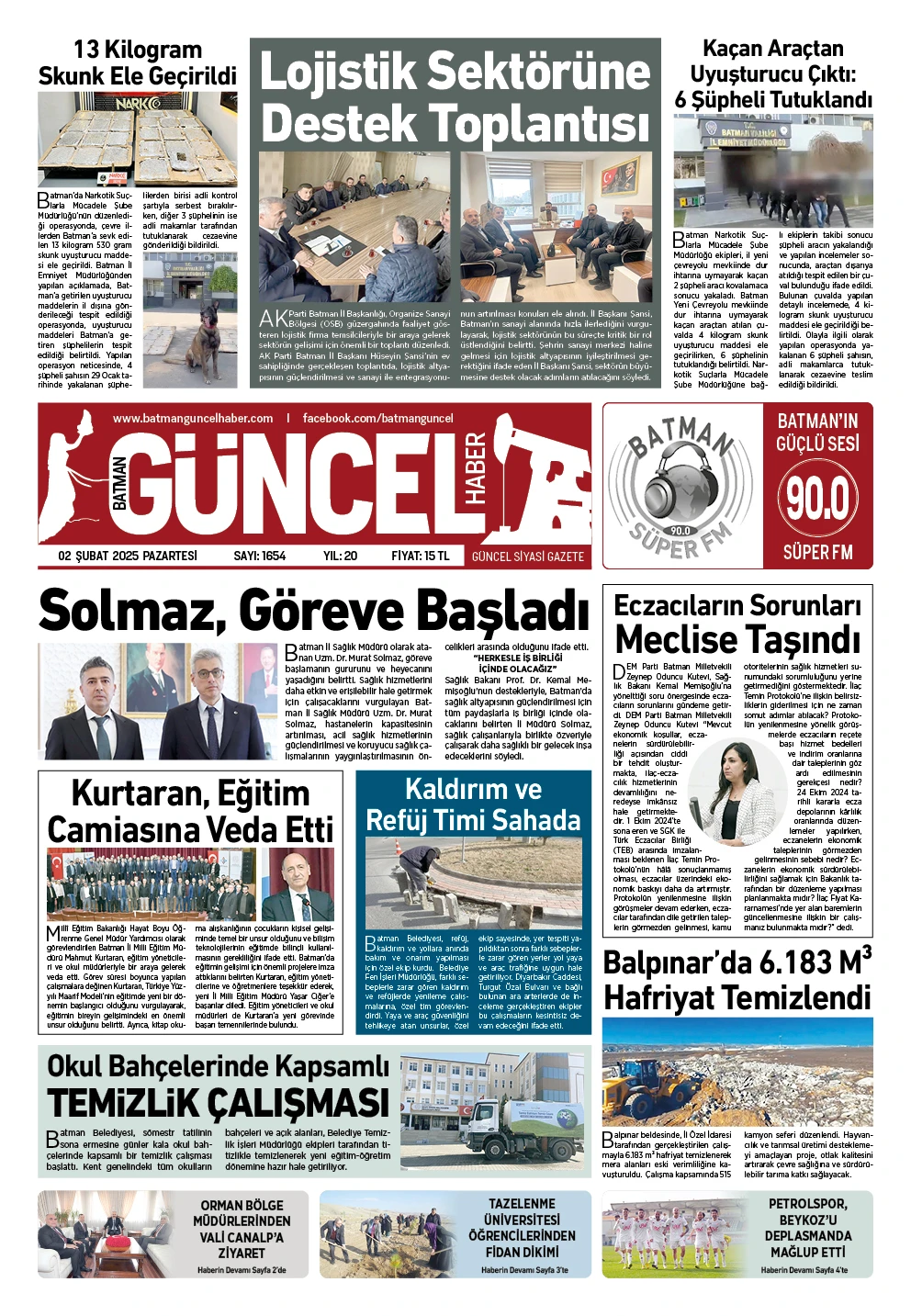 BATMAN GÜNCEL GAZETESİ