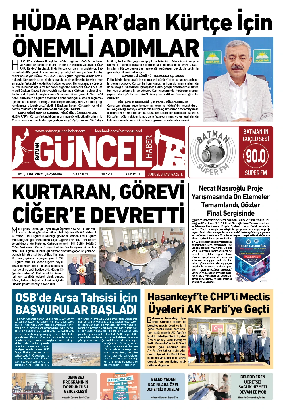 BATMAN GÜNCEL GAZETESİ