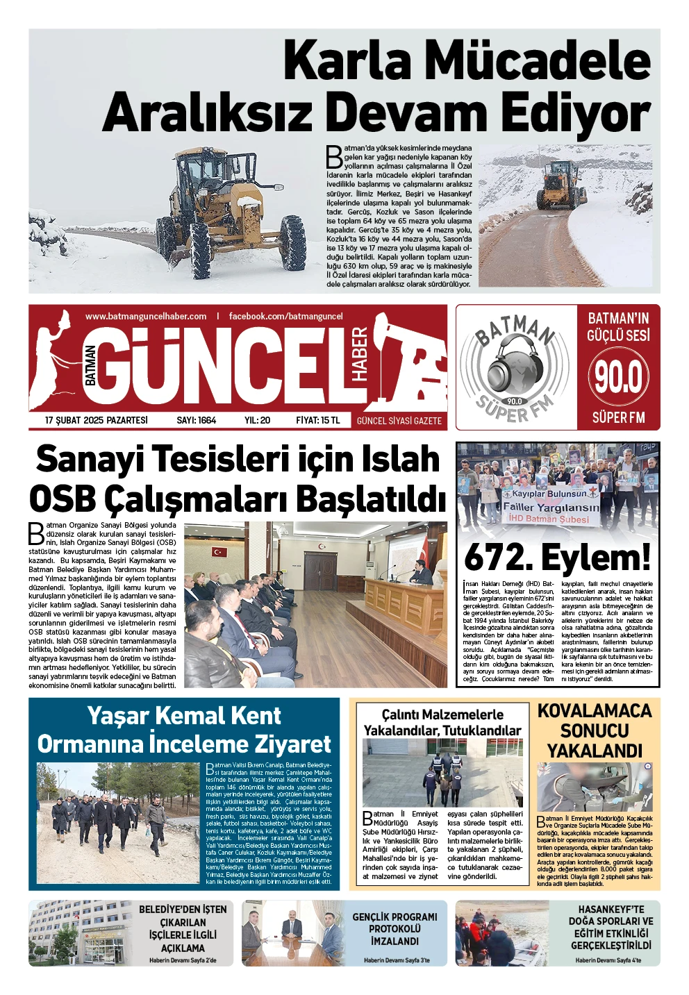 BATMAN GÜNCEL GAZETESİ