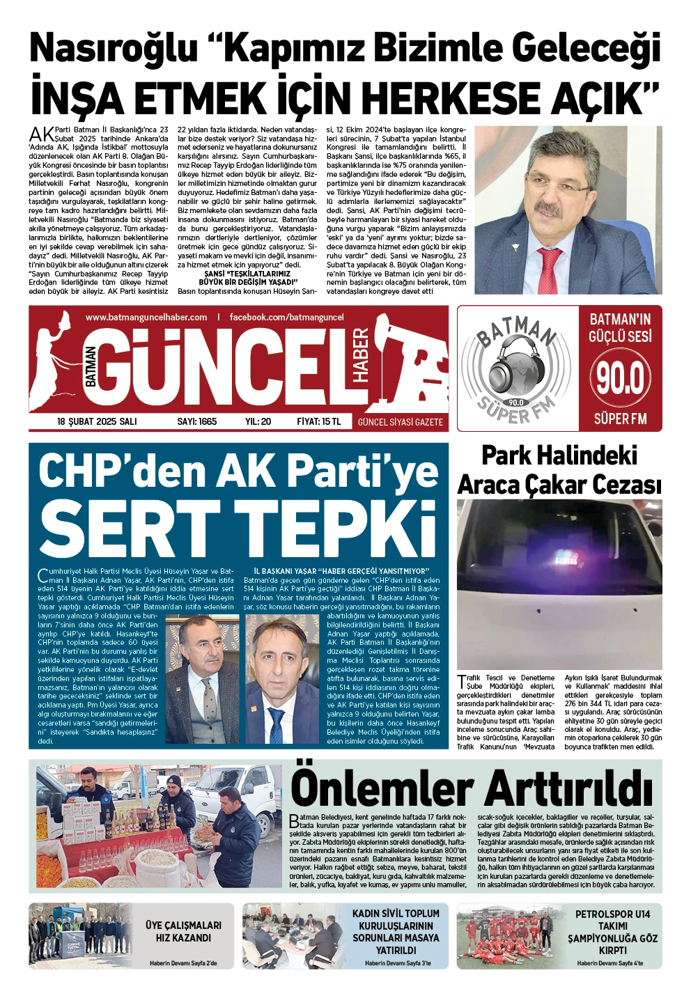 BATMAN GÜNCEL GAZETESİ