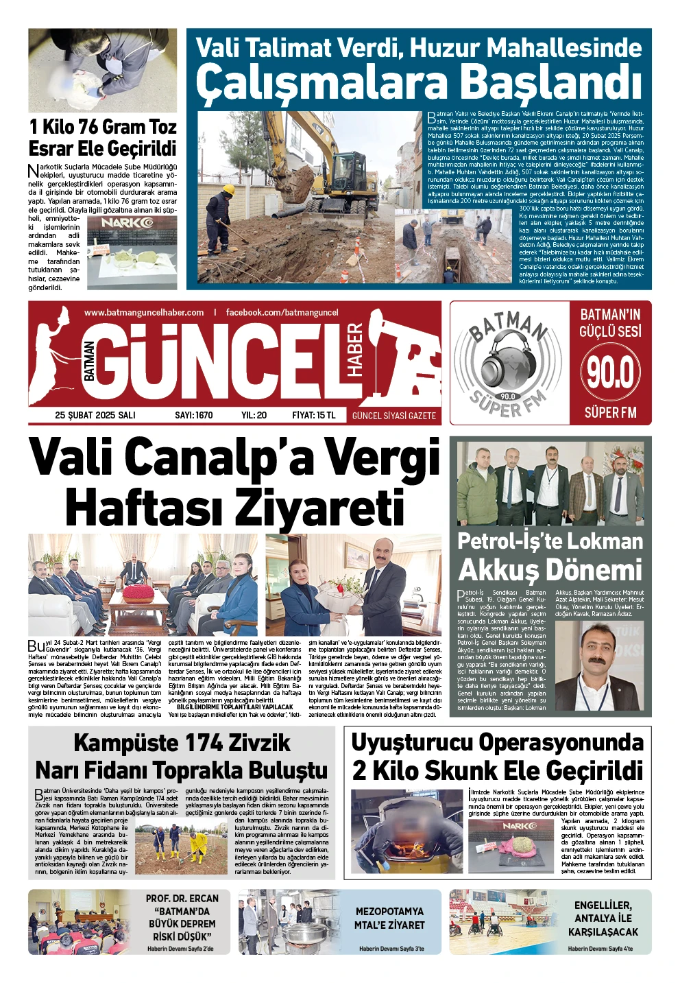 BATMAN GÜNCEL GAZETESİ