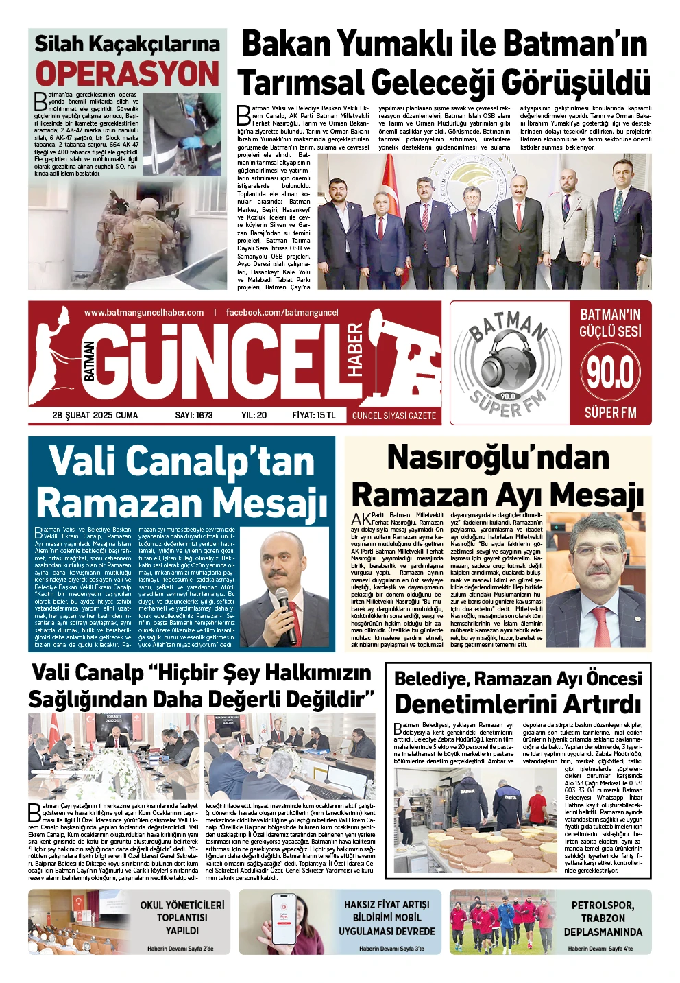 BATMAN GÜNCEL GAZETESİ