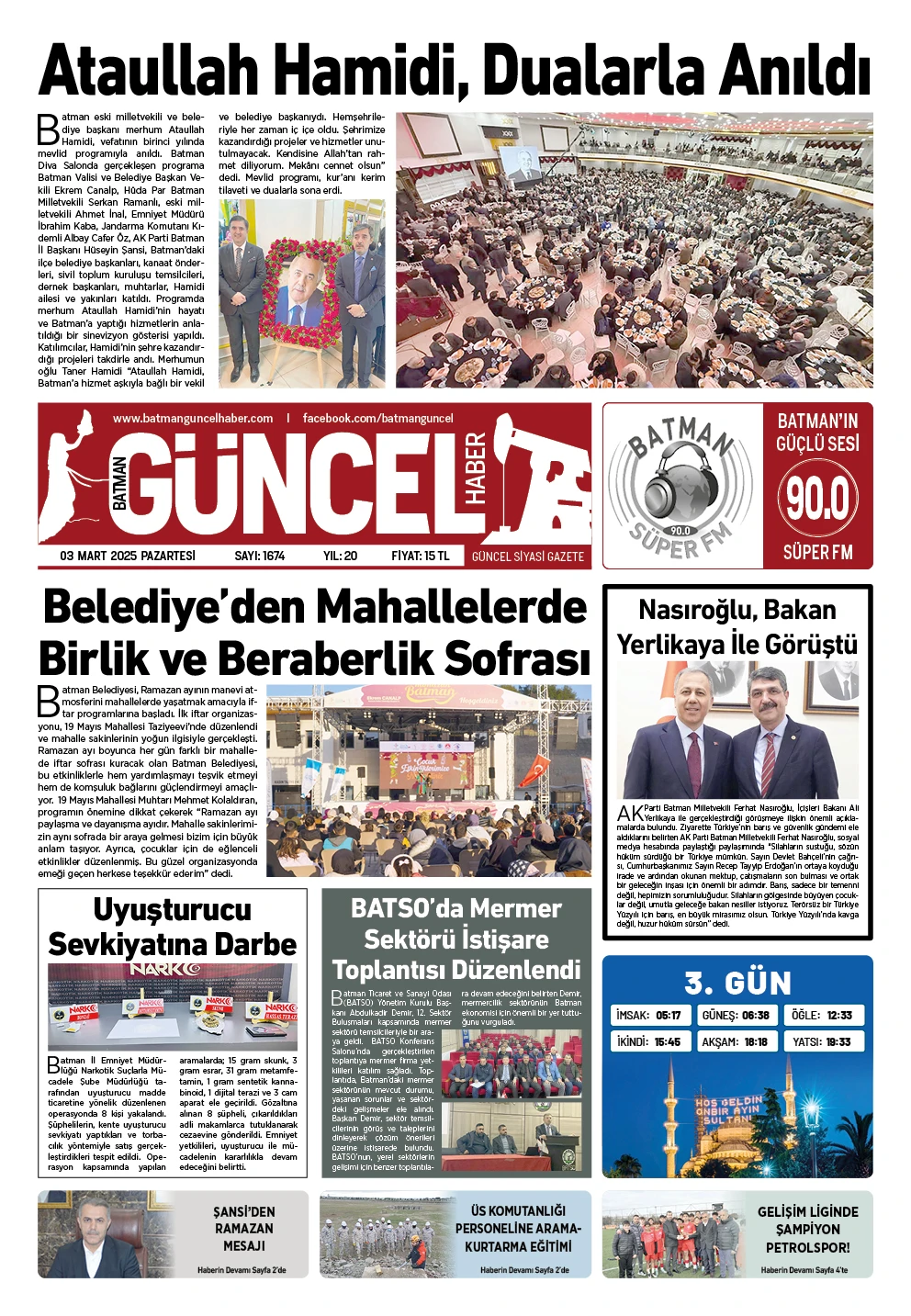 BATMAN GÜNCEL GAZETESİ