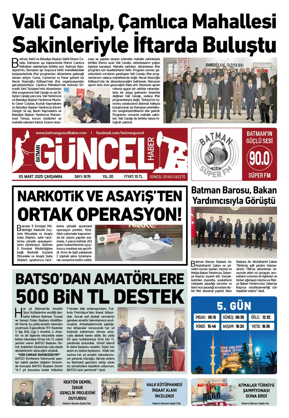 BATMAN GÜNCEL GAZETESİ