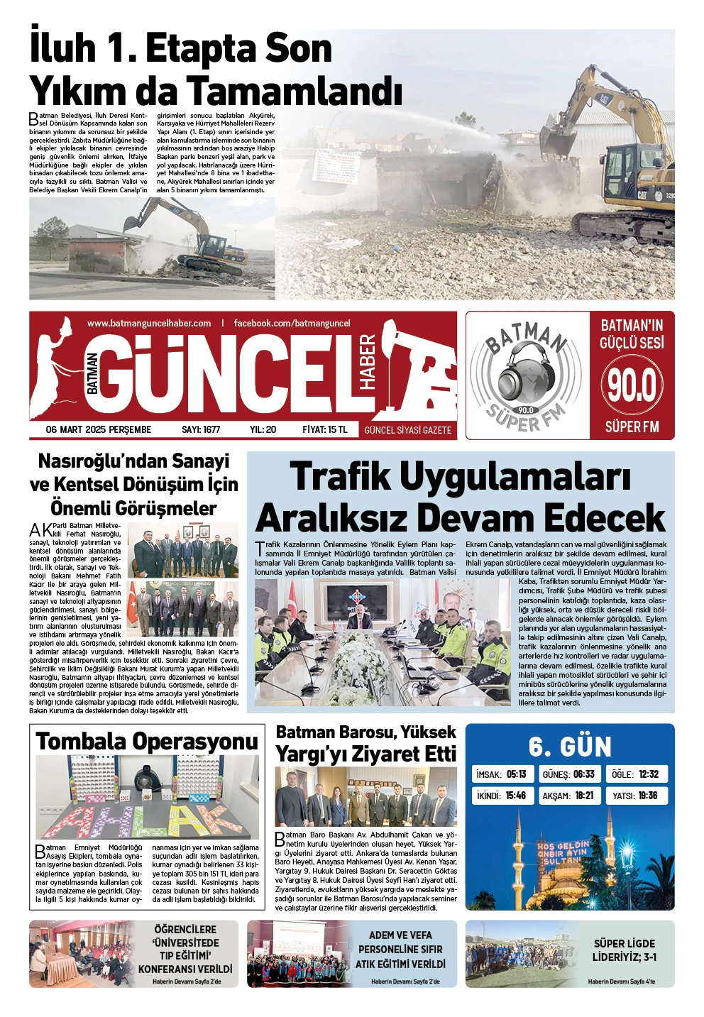 BATMAN GÜNCEL GAZETESİ