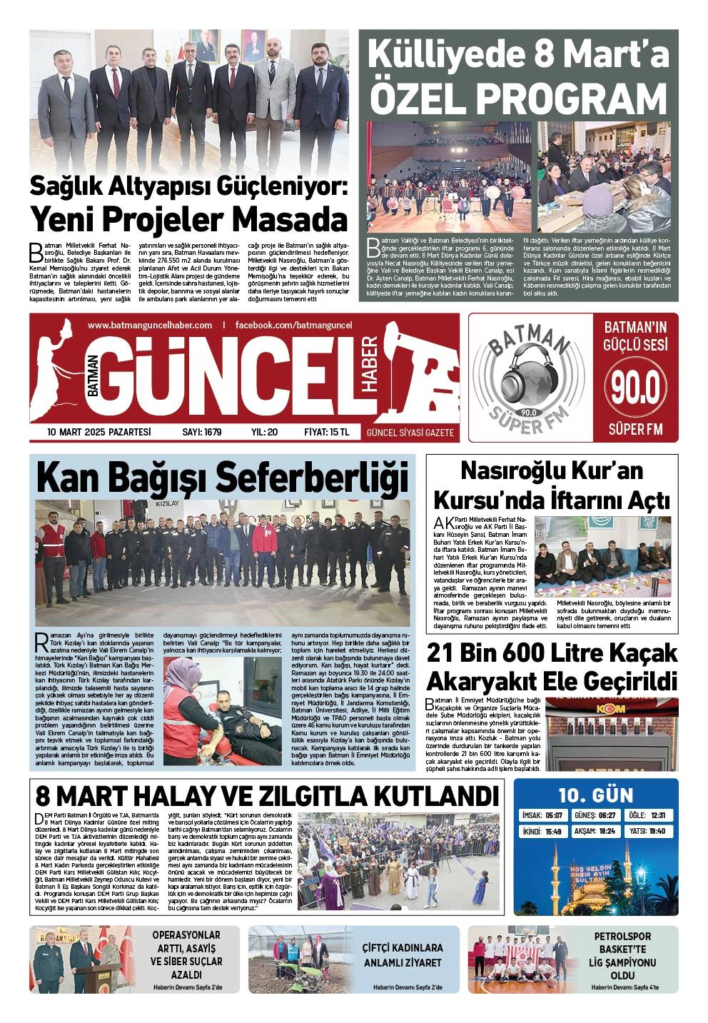 BATMAN GÜNCEL GAZETESİ