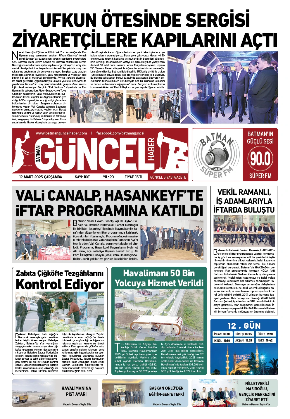 BATMAN GÜNCEL GAZETESİ