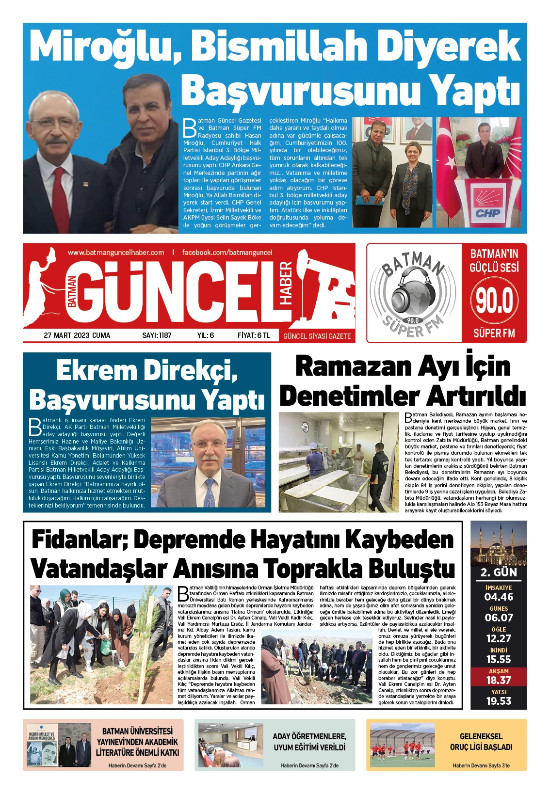 BATMAN GÜNCEL GAZETESİ