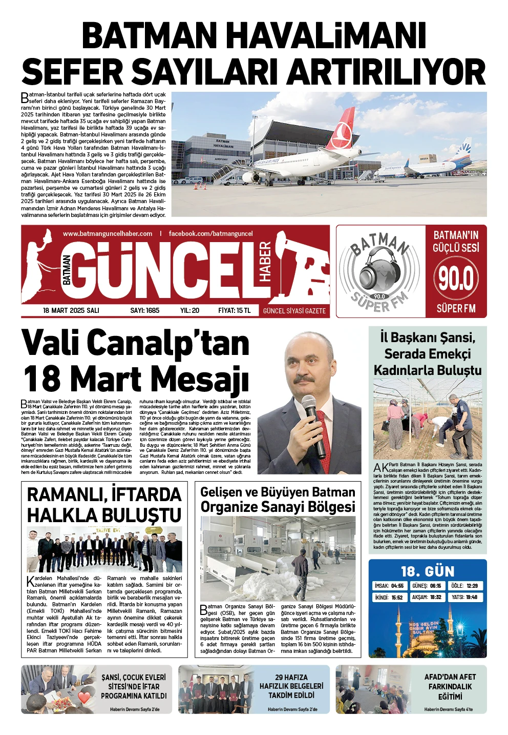 BATMAN GÜNCEL GAZETESİ