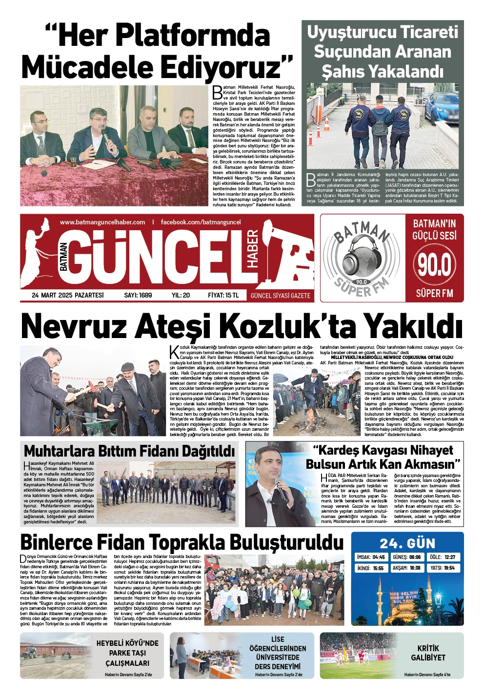 BATMAN GÜNCEL GAZETESİ