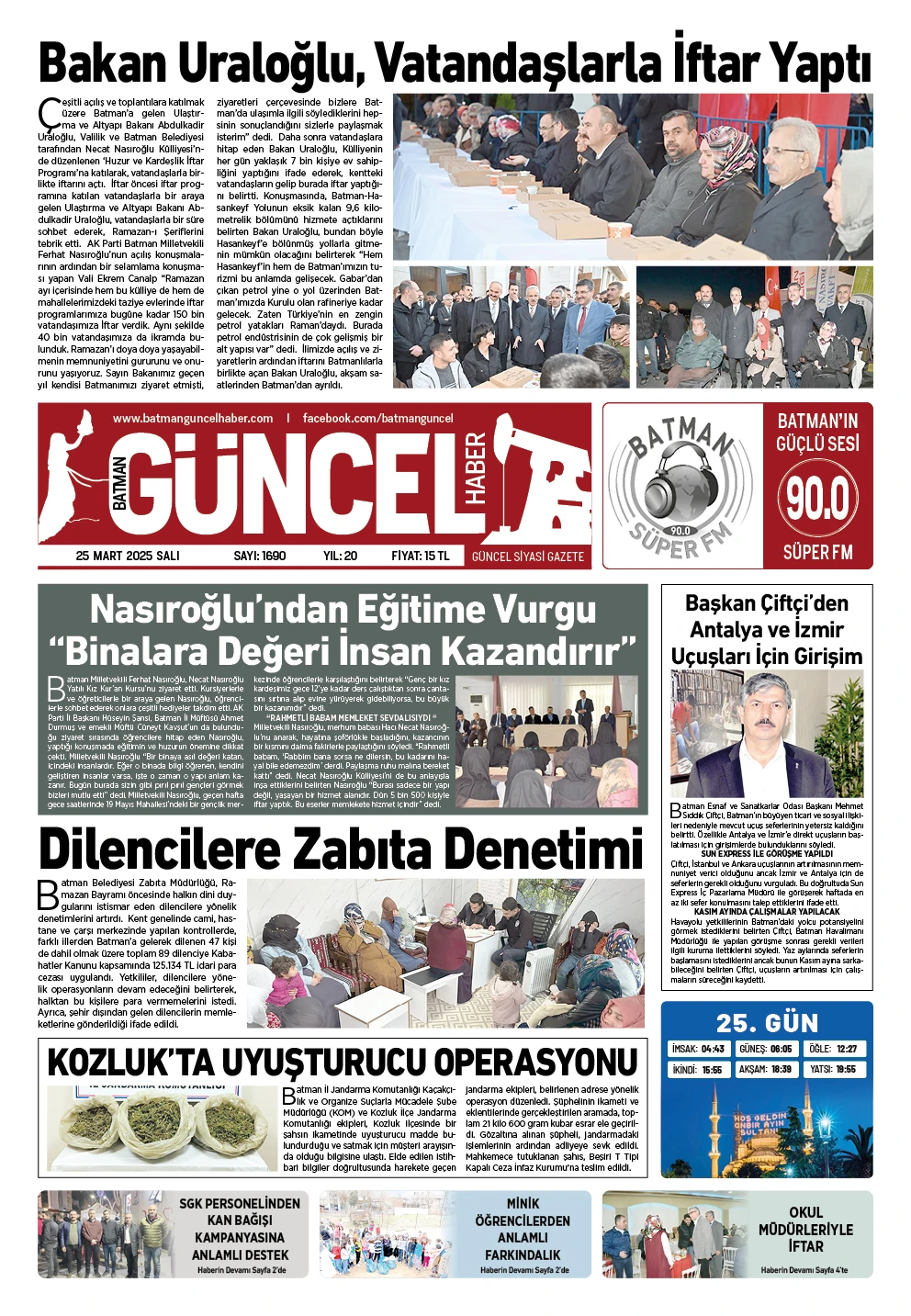 BATMAN GÜNCEL GAZETESİ