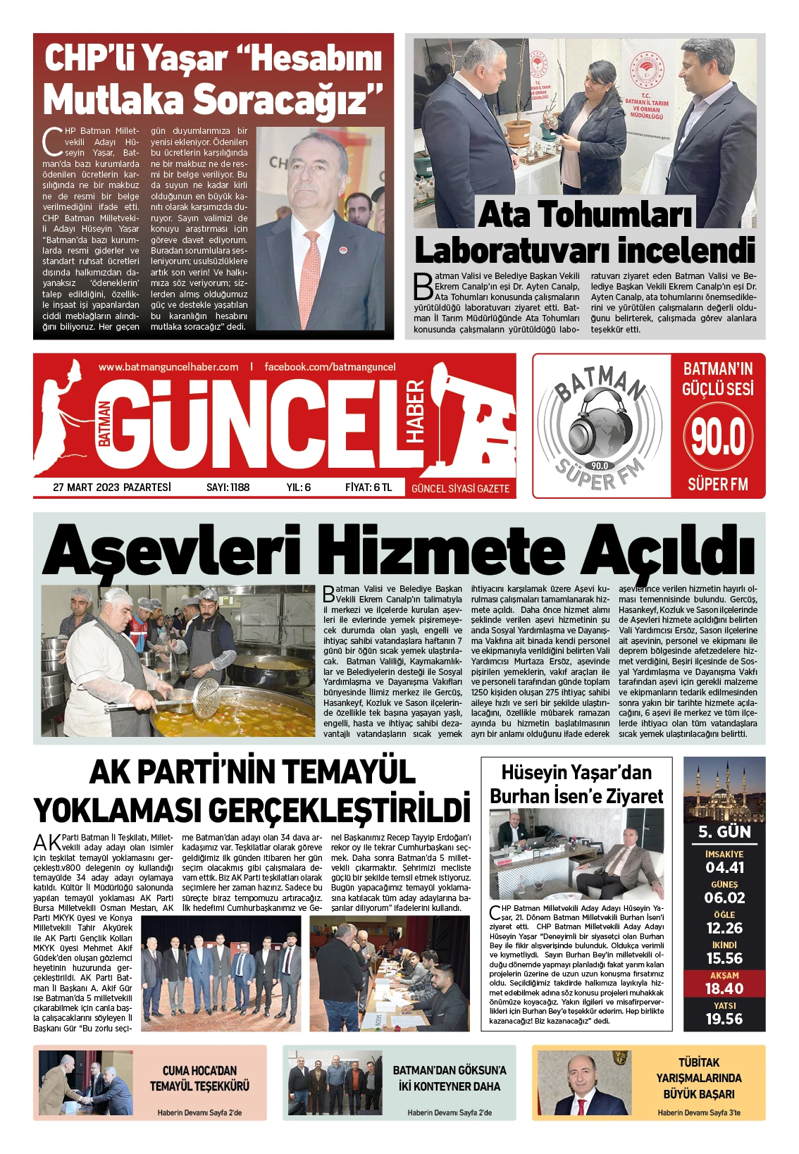 BATMAN GÜNCEL GAZETESİ