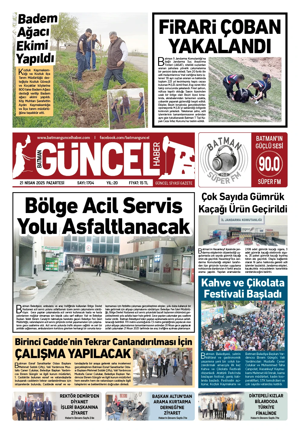 BATMAN GÜNCEL GAZETESİ