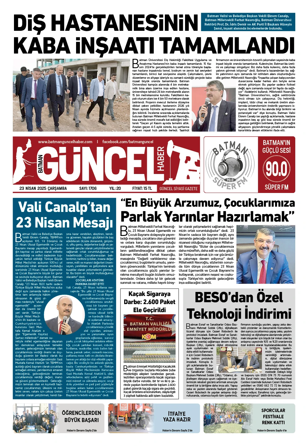 BATMAN GÜNCEL GAZETESİ