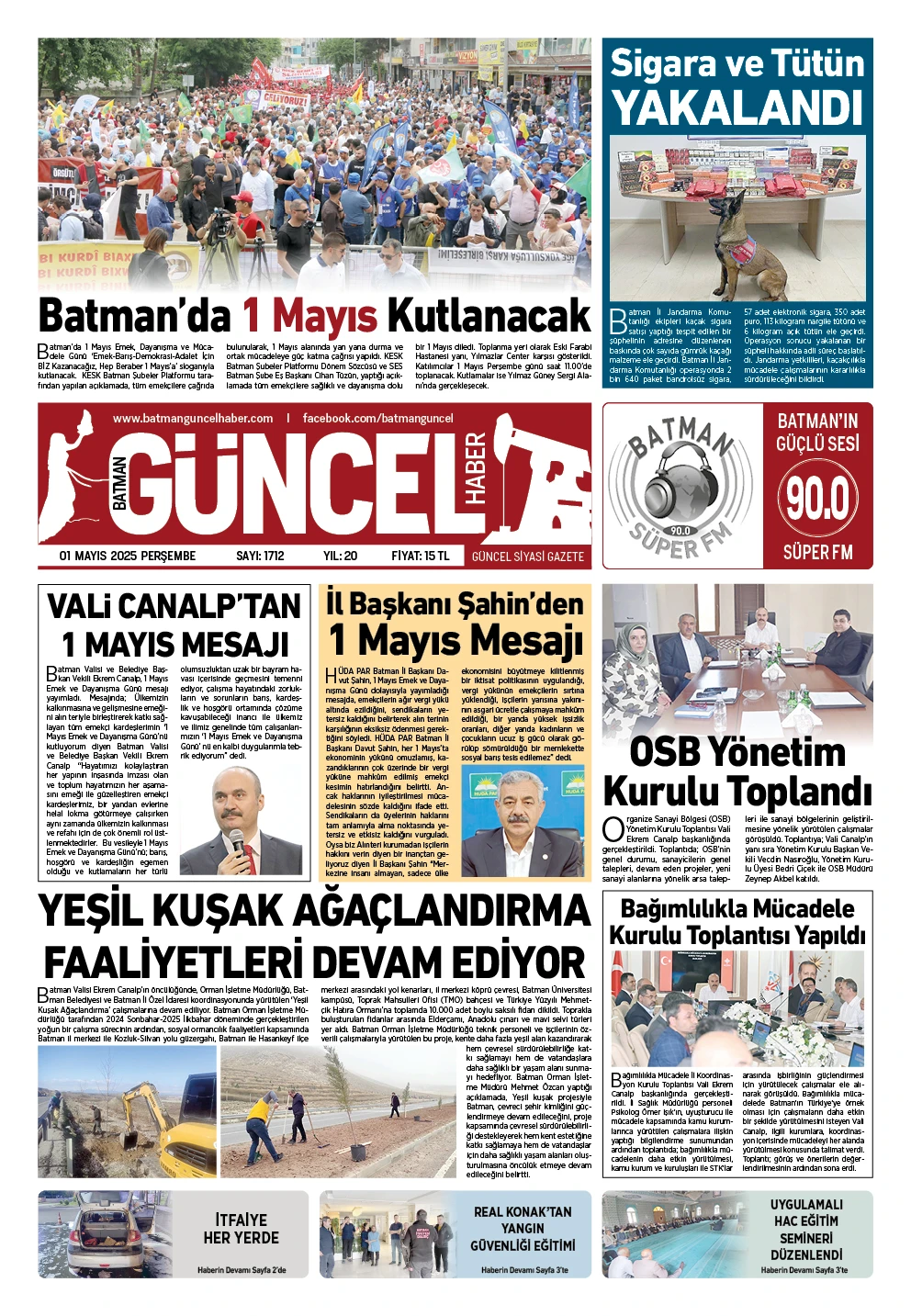 BATMAN GÜNCEL GAZETESİ