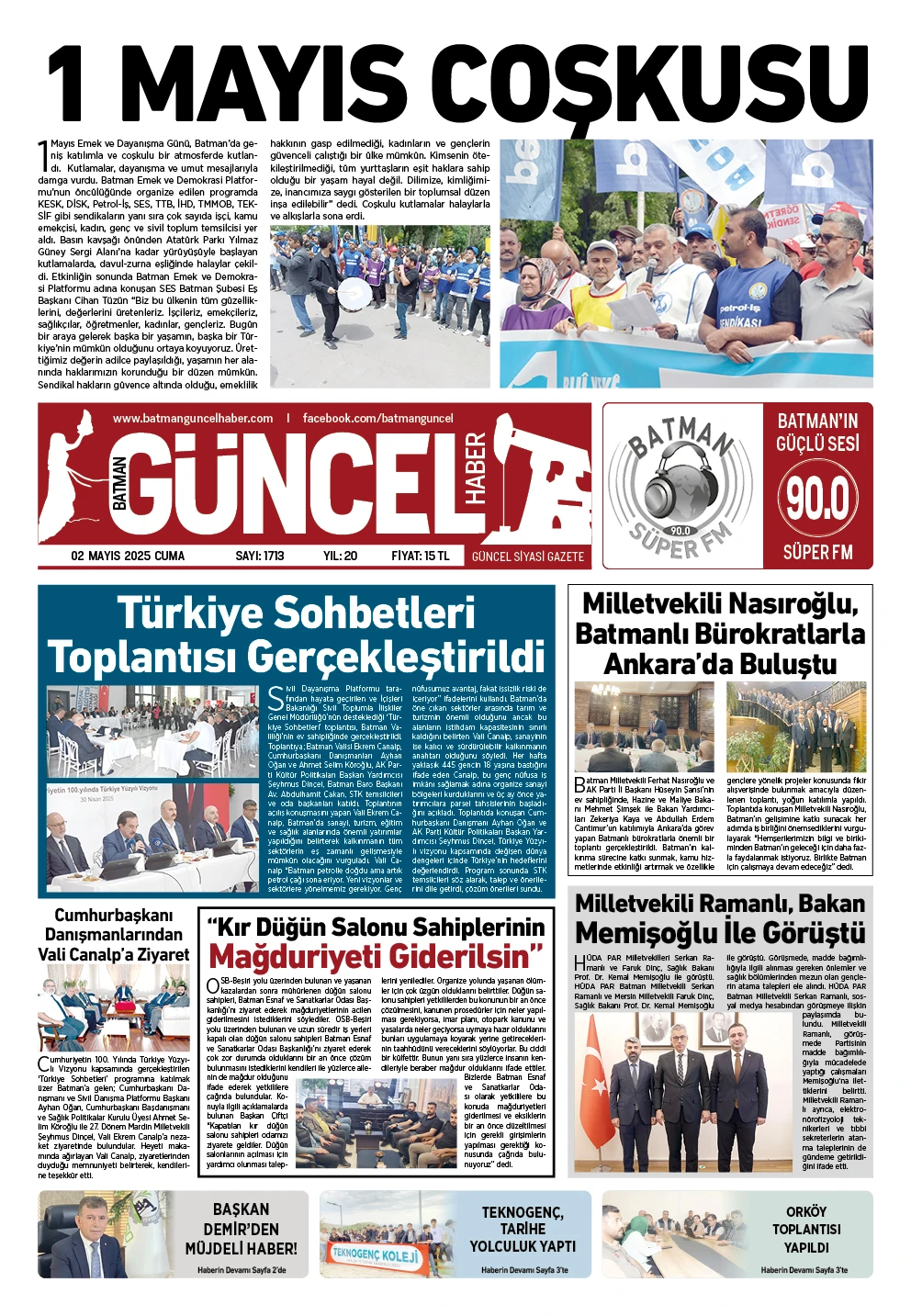 BATMAN GÜNCEL GAZETESİ