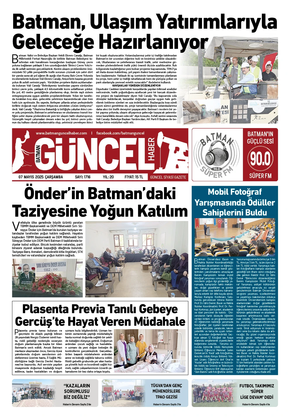 BATMAN GÜNCEL GAZETESİ