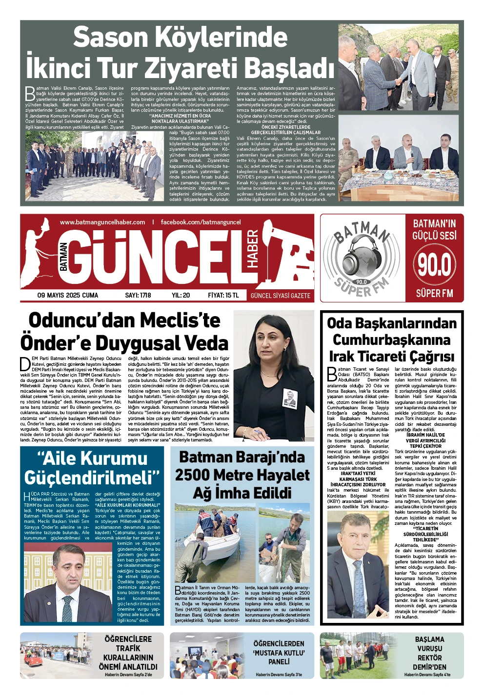 BATMAN GÜNCEL GAZETESİ