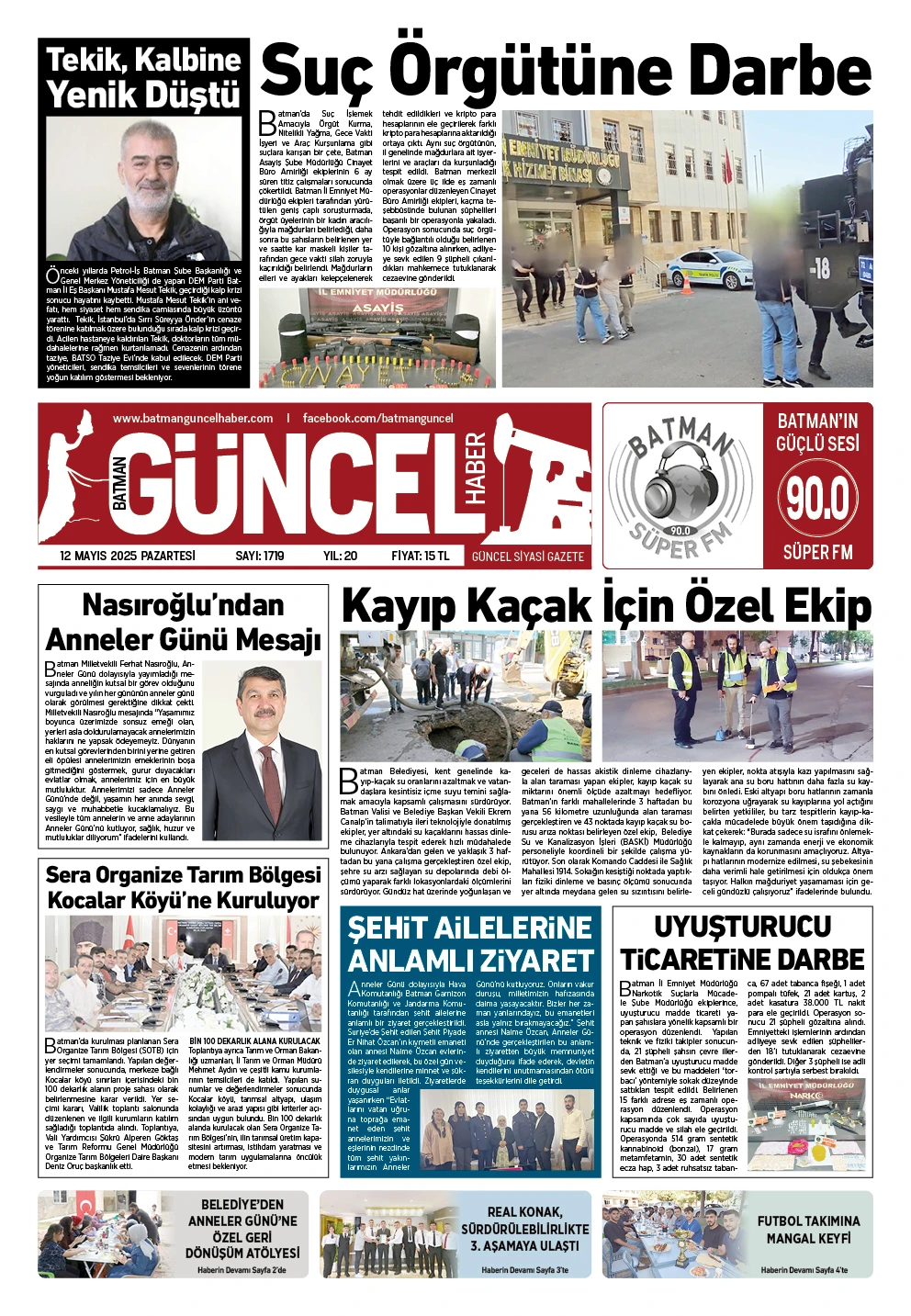 BATMAN GÜNCEL GAZETESİ