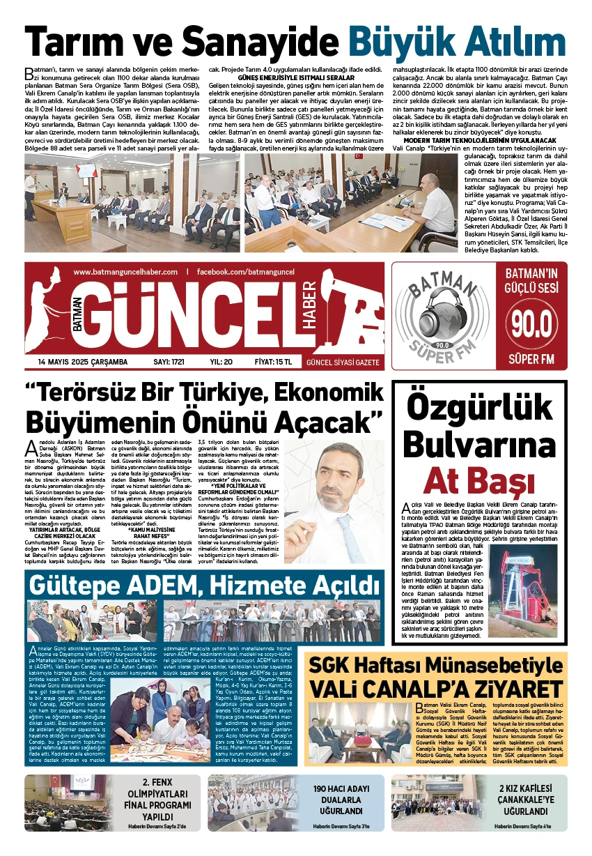 BATMAN GÜNCEL GAZETESİ