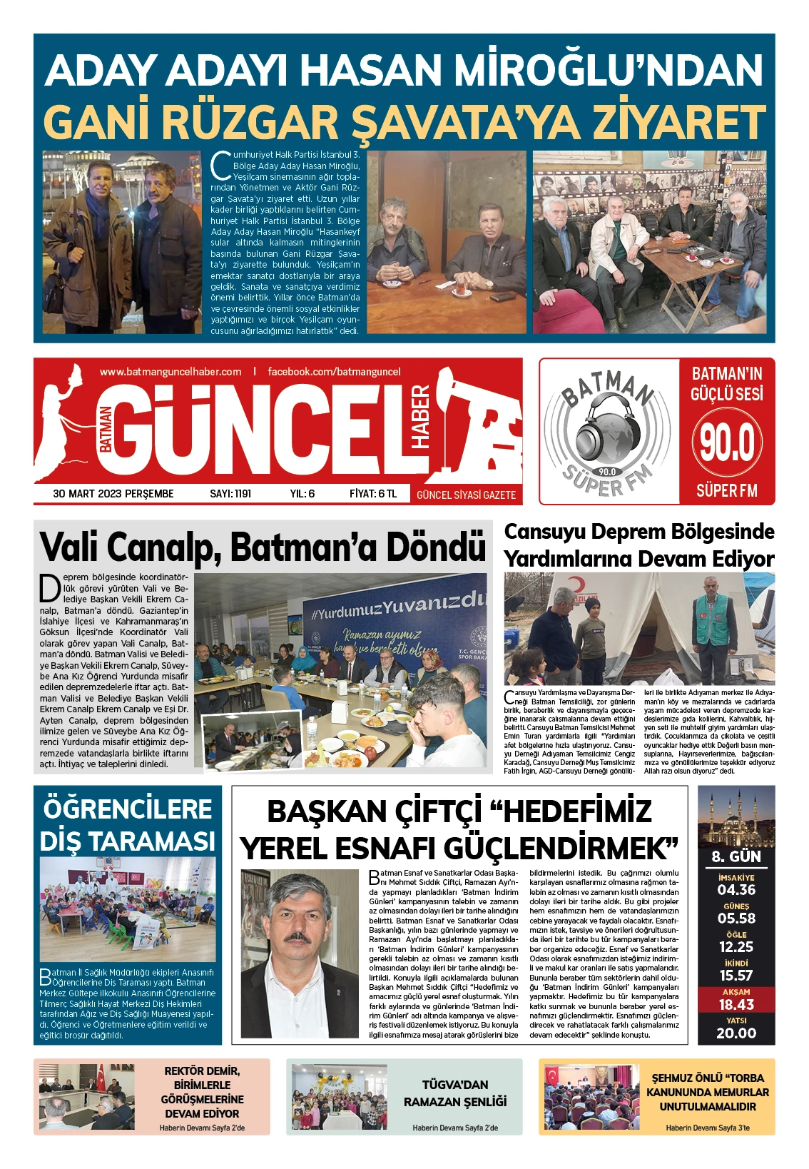 BATMAN GÜNCEL GAZETESİ