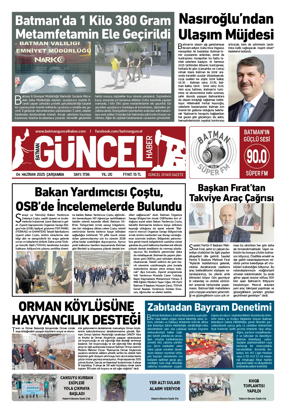 BATMAN GÜNCEL GAZETESİ