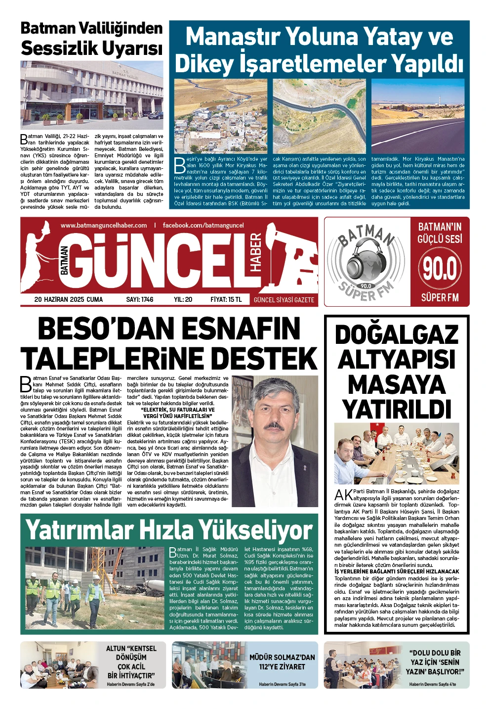 BATMAN GÜNCEL GAZETESİ
