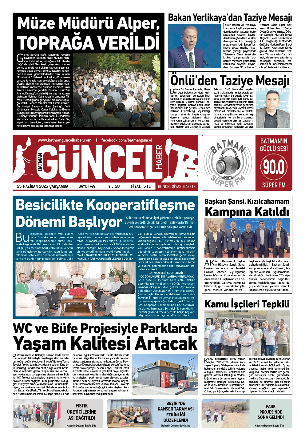 BATMAN GÜNCEL GAZETESİ
