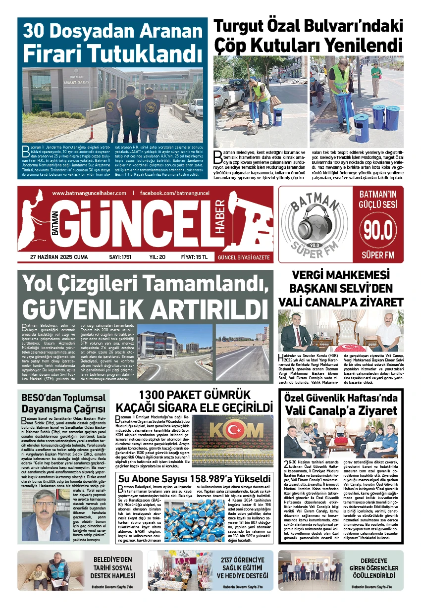 BATMAN GÜNCEL GAZETESİ