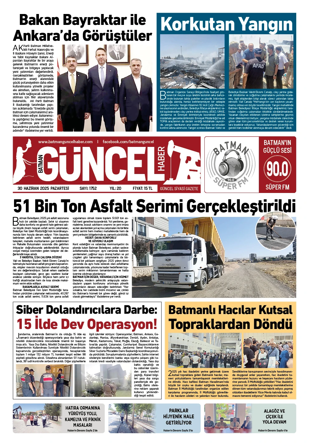 BATMAN GÜNCEL GAZETESİ