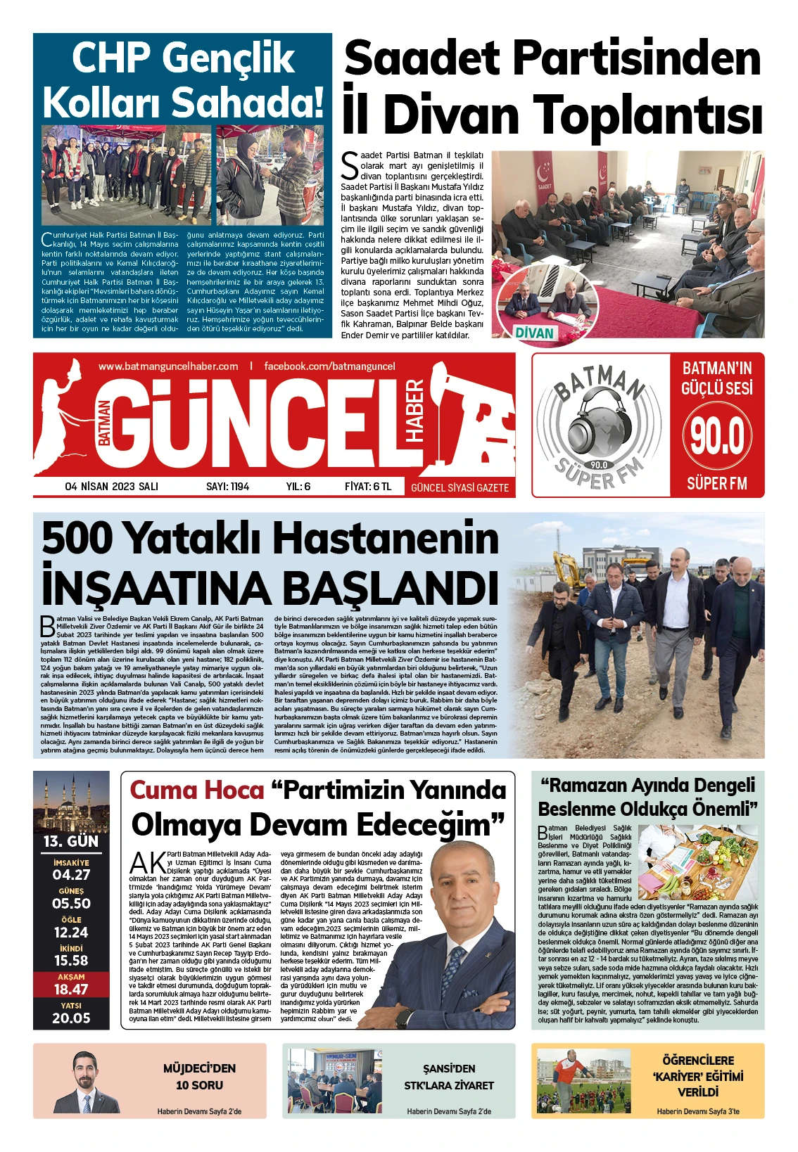 BATMAN GÜNCEL GAZETESİ