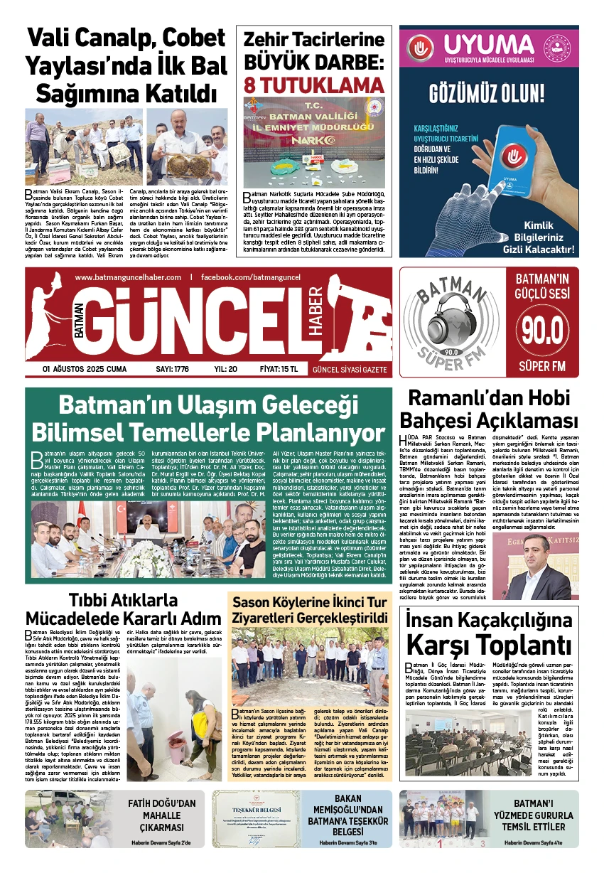 BATMAN GÜNCEL GAZETESİ